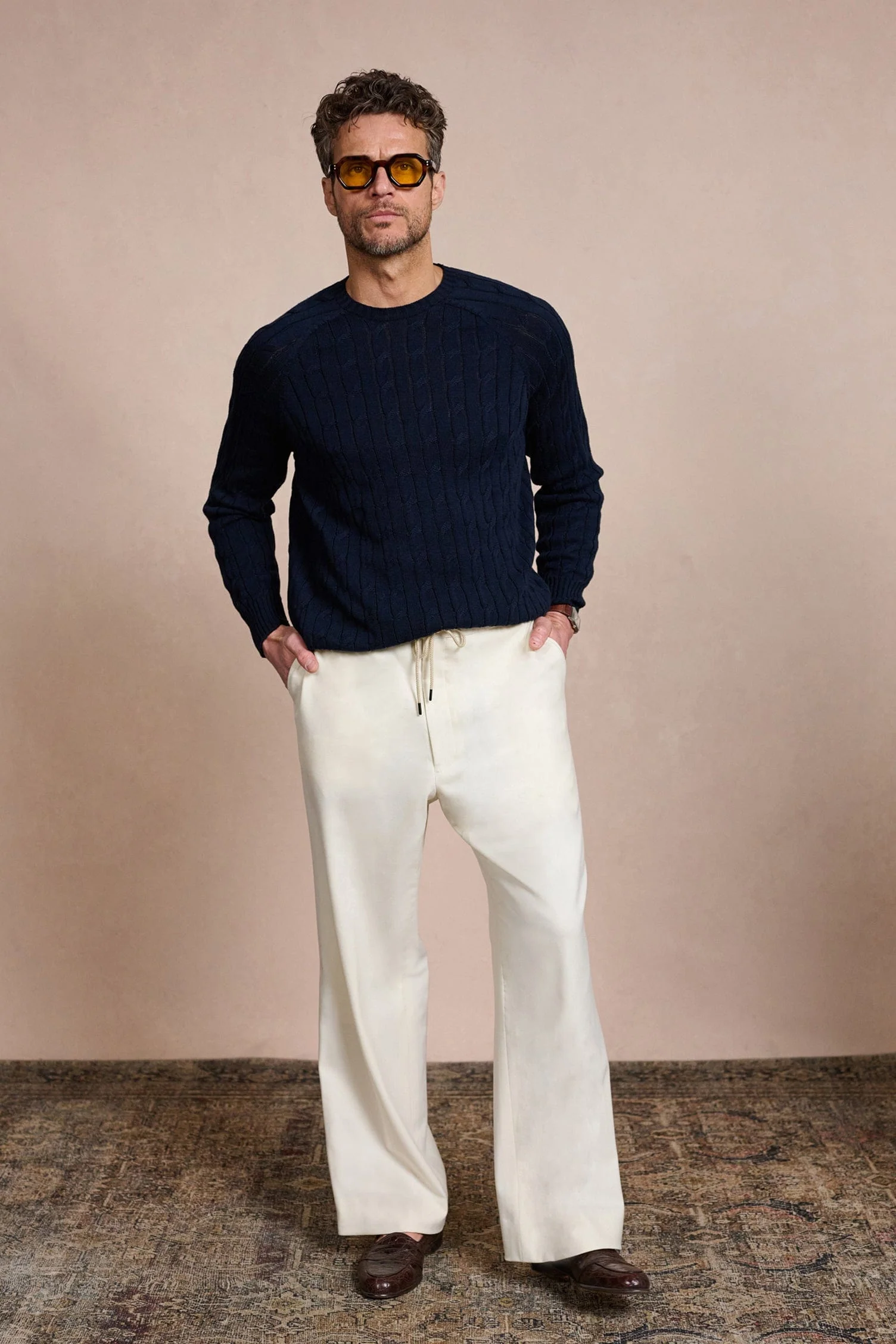 Arthur Cable Knit Crewneck - Image 4