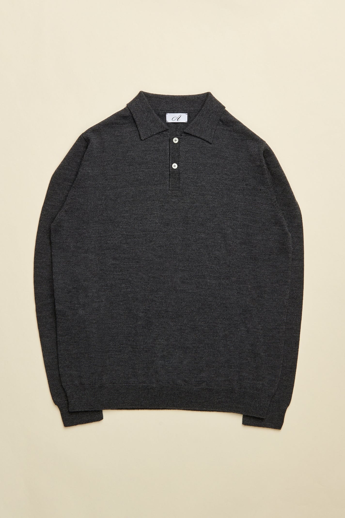 Johnny Fine Merino Long-Sleeve Polo - Image 25