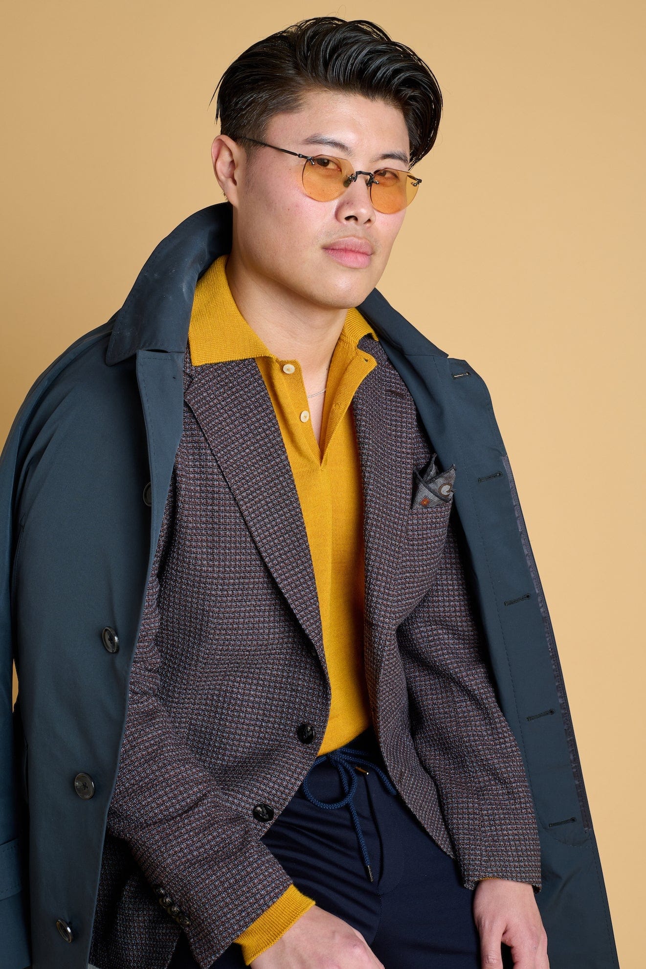 Johnny Fine Merino Long-Sleeve Polo - Image 30