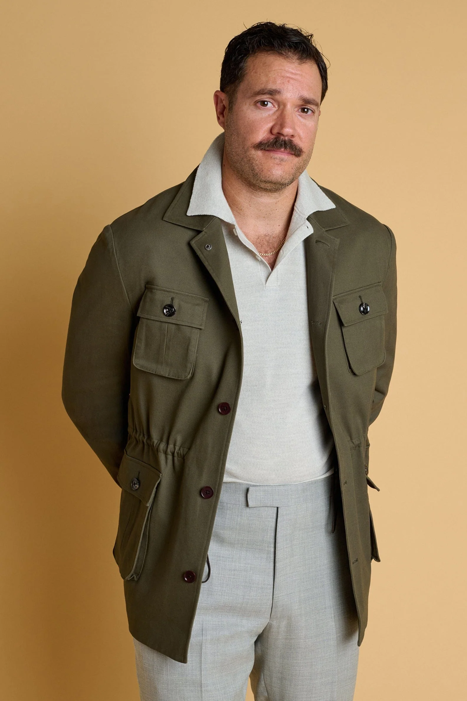Johnny Fine Merino Long-Sleeve Polo - Image 38