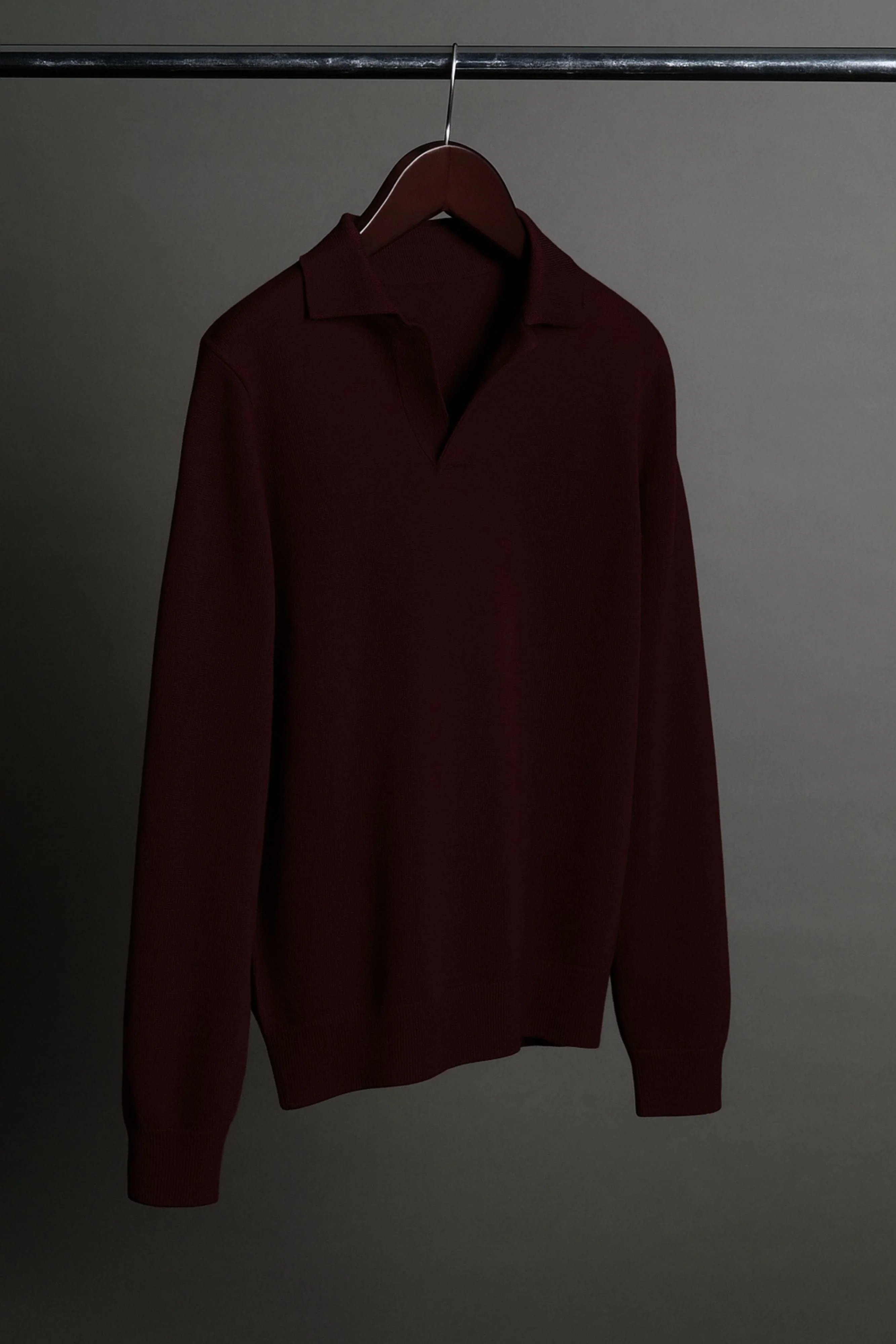 Johnny Fine Merino Long-Sleeve Polo - Image 52