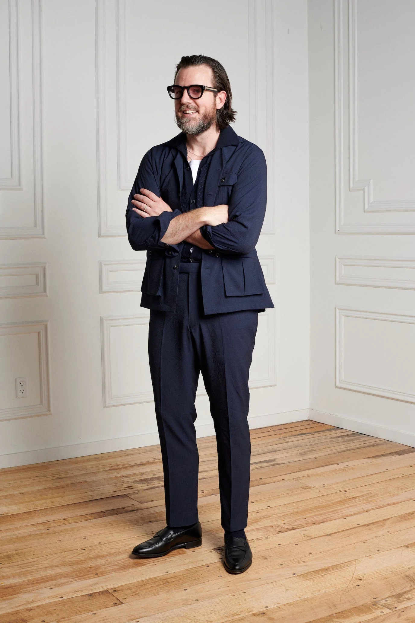 Ricardo Textured Cotton Button Polo - Image 13