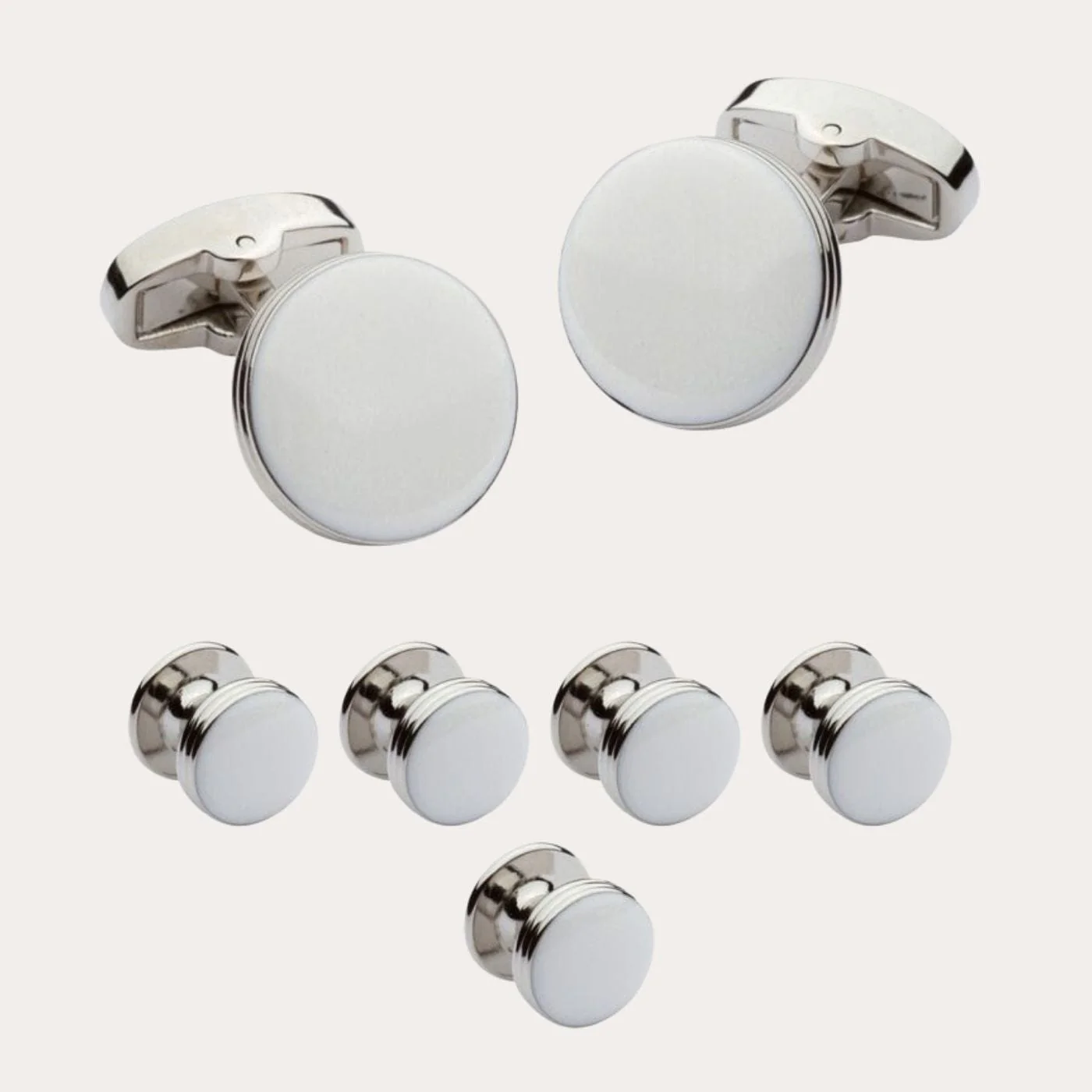 Classic Formal Shirt Stud and Cufflink Set - Image 4