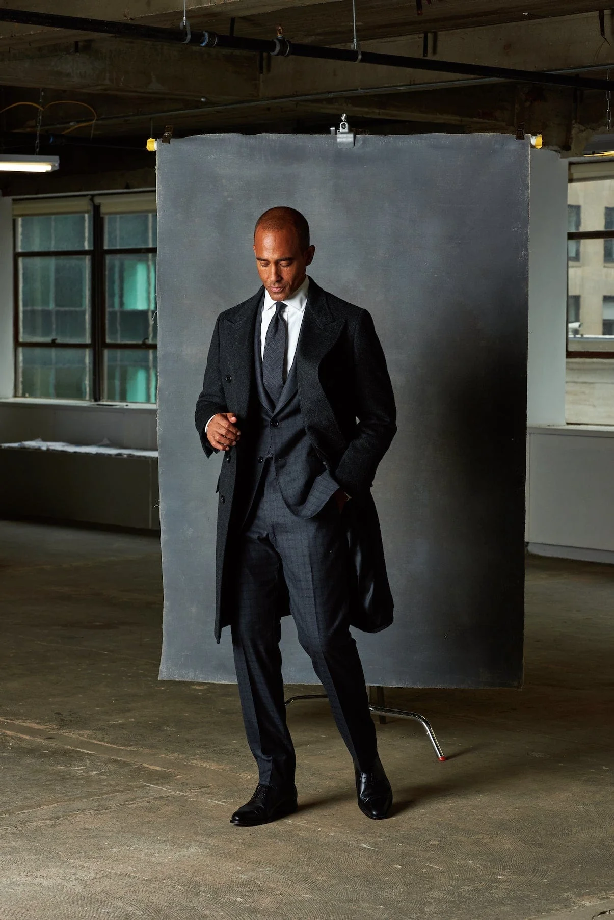 Super 150s Guncheck Suit - Image 11