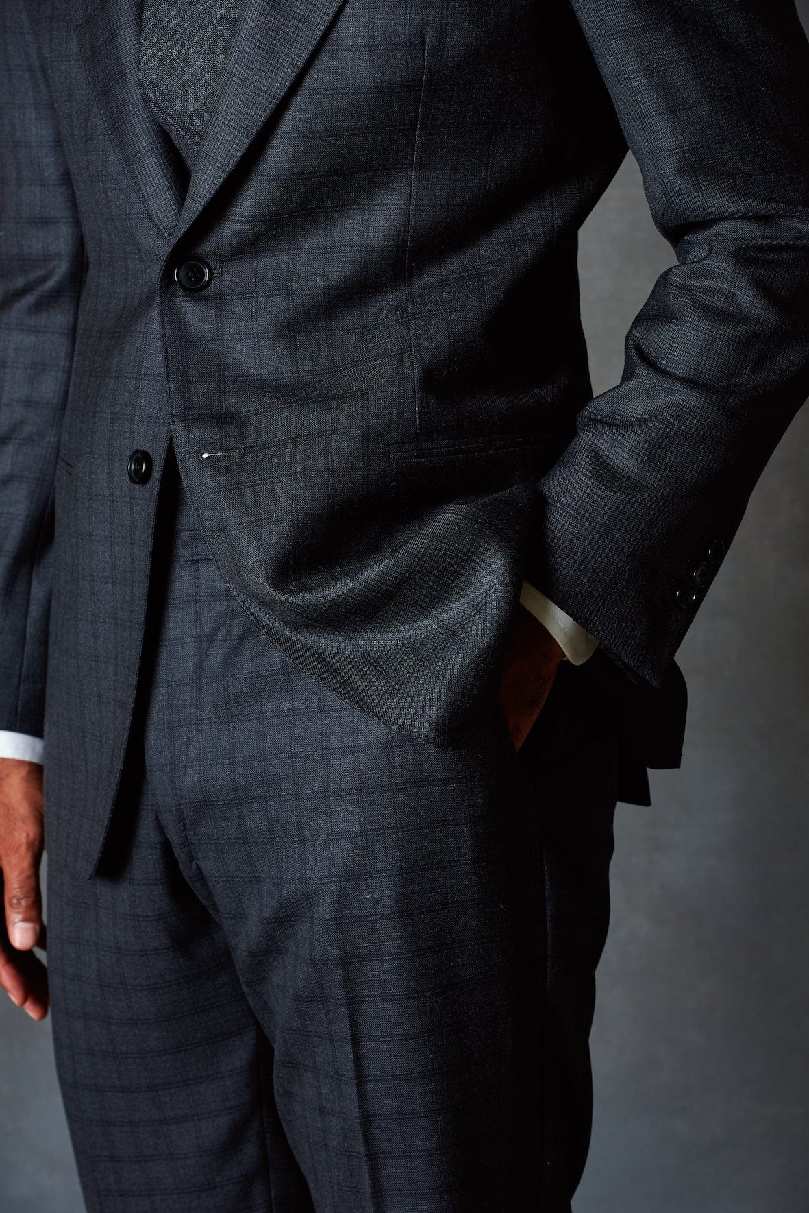 Super 150s Guncheck Suit - Image 4