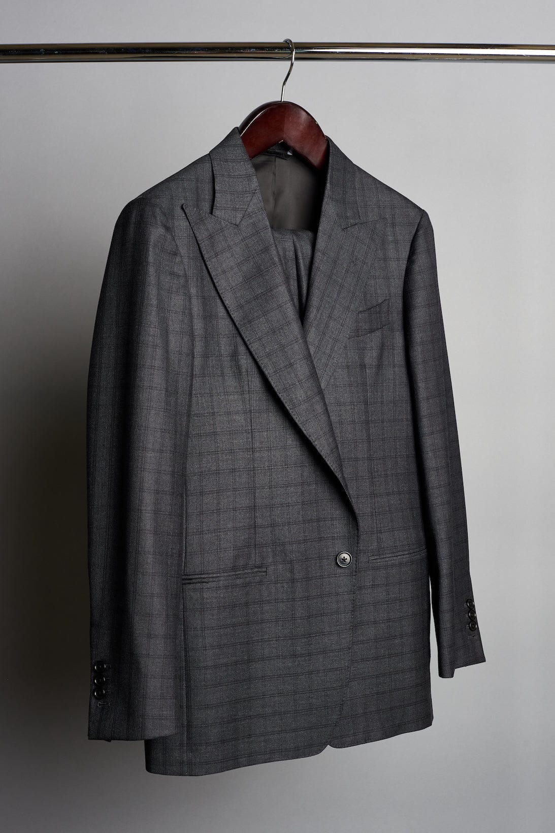 Super 150s Guncheck Suit - Image 5
