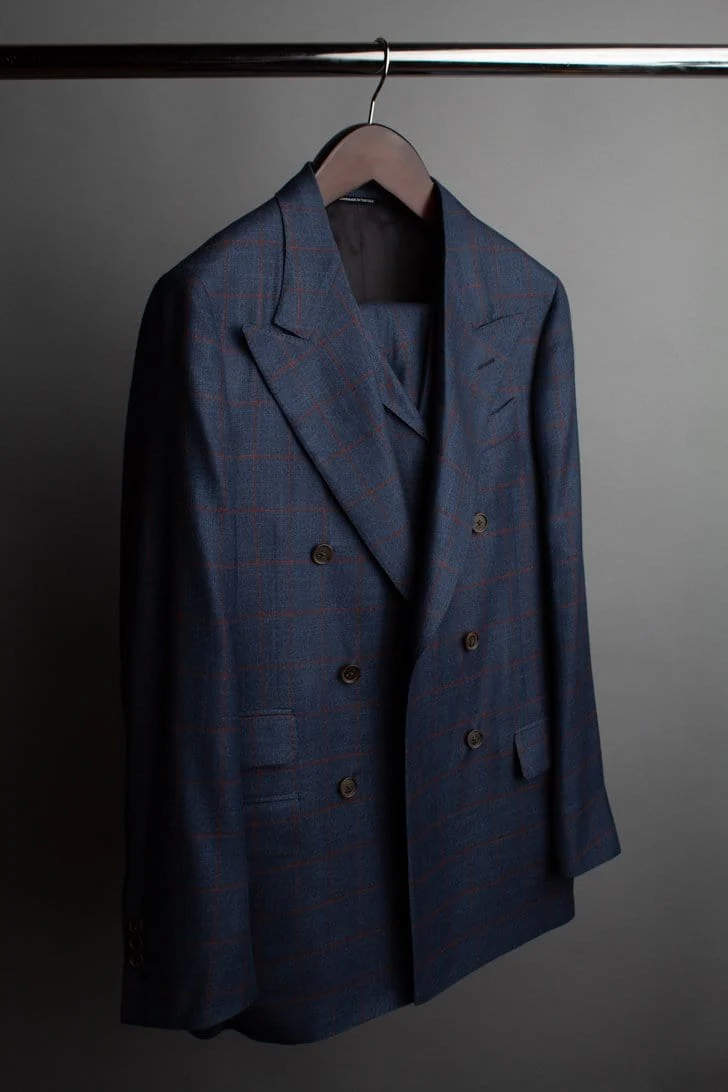 Bamboo Windowpane Suit - Image 7