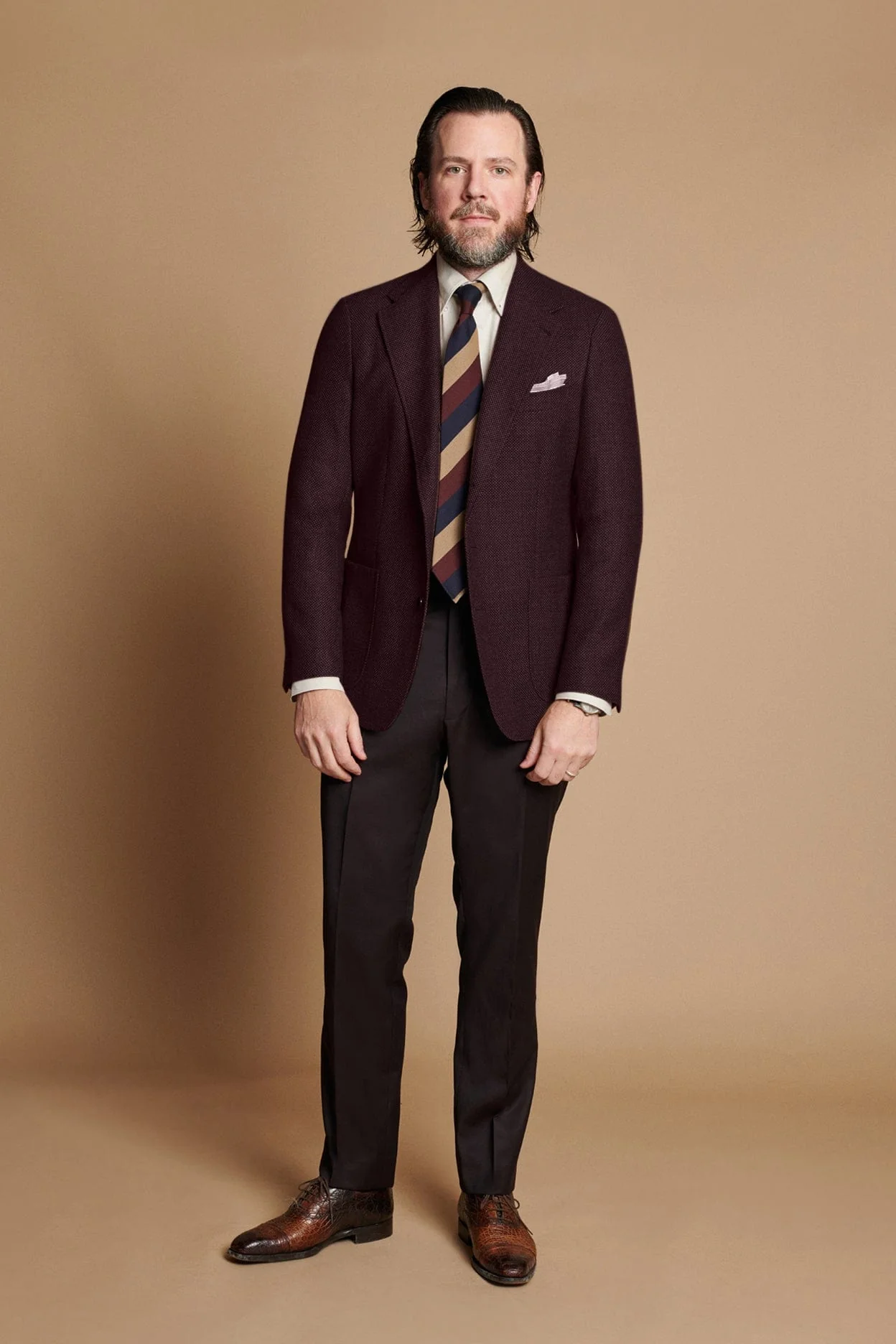 Birdseye Tweed Suit - Image 12