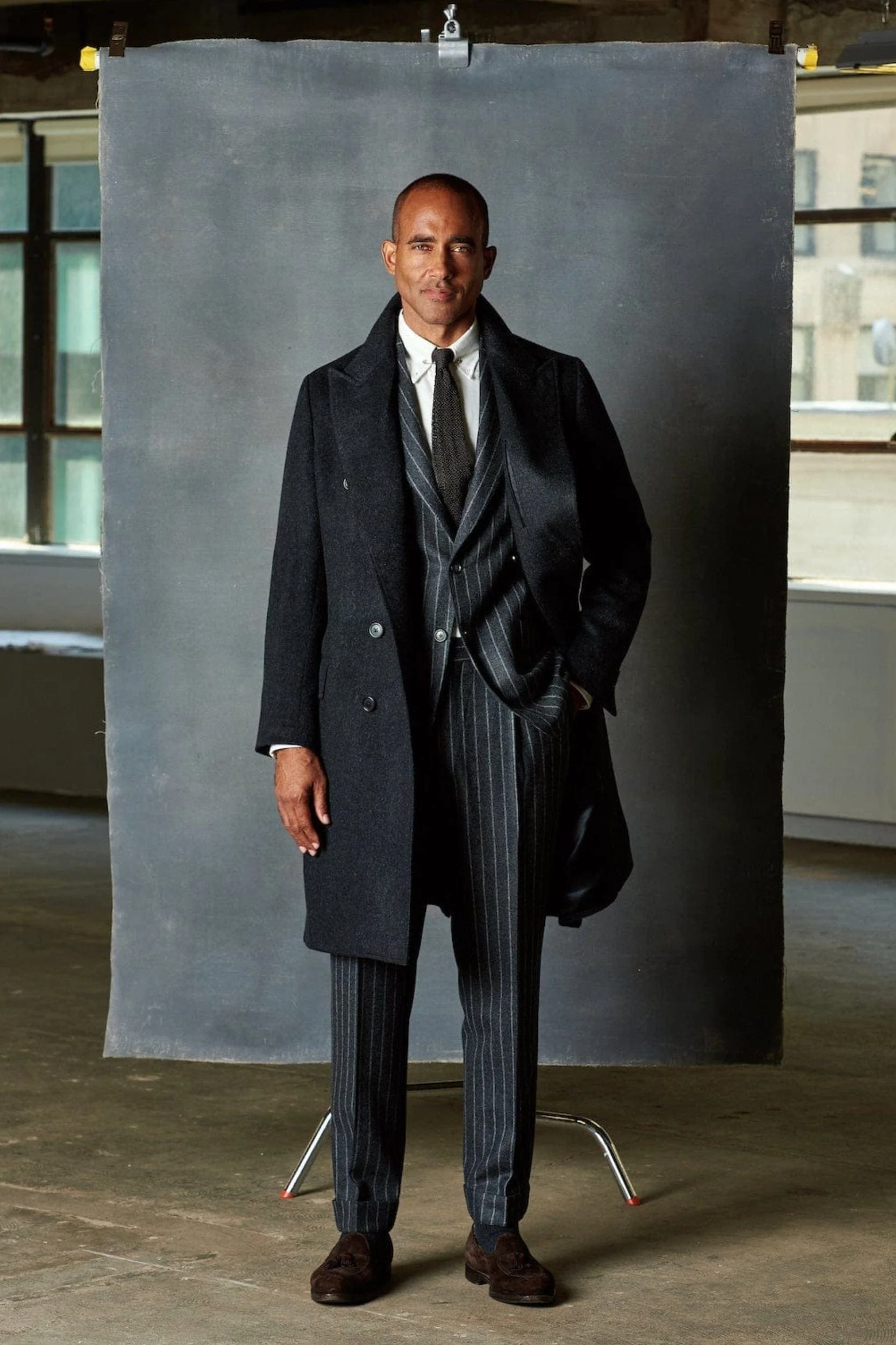 Flannel Chalkstripe Suit - Image 12