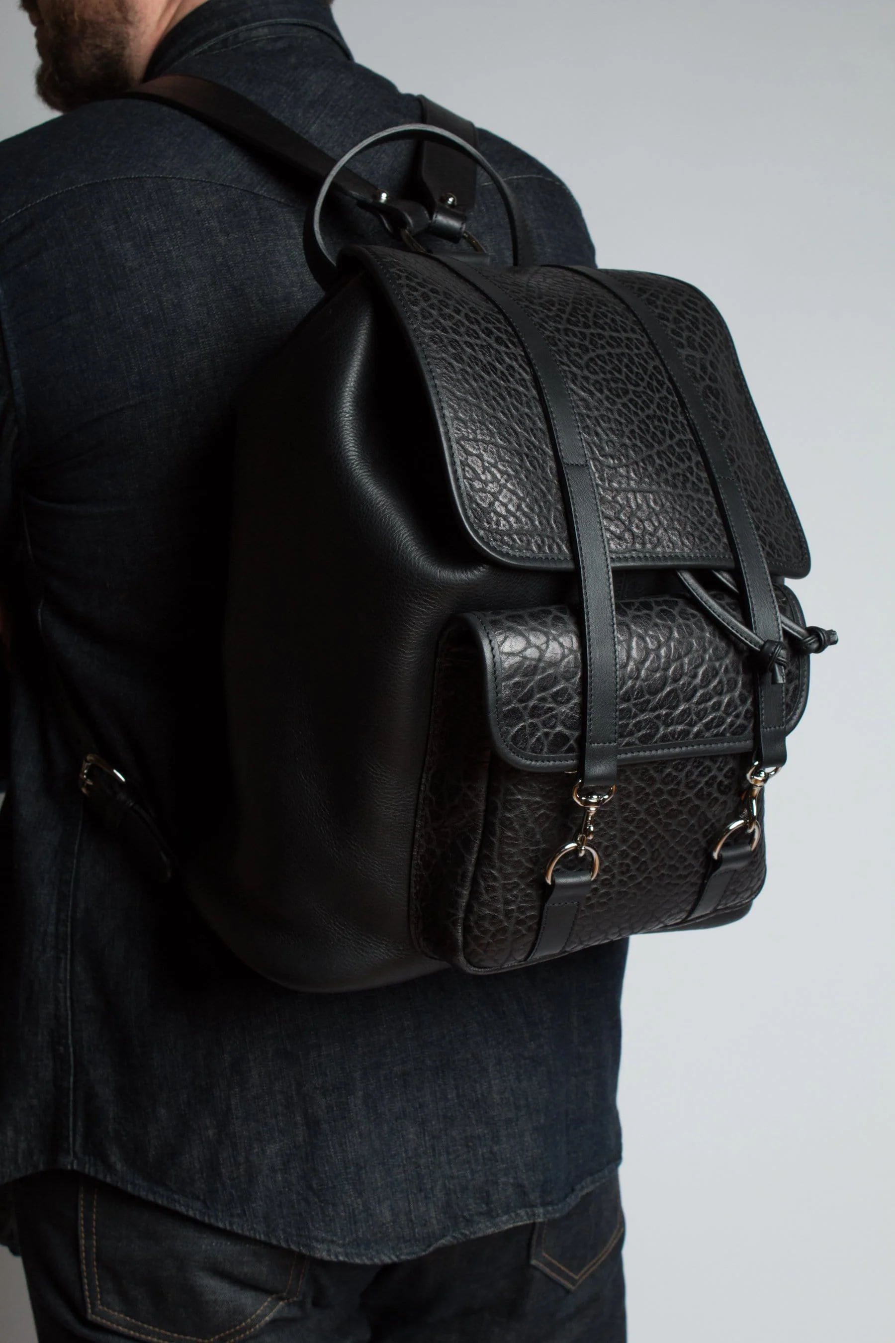 AOS x Frank Clegg Leather Backpack - Image 3