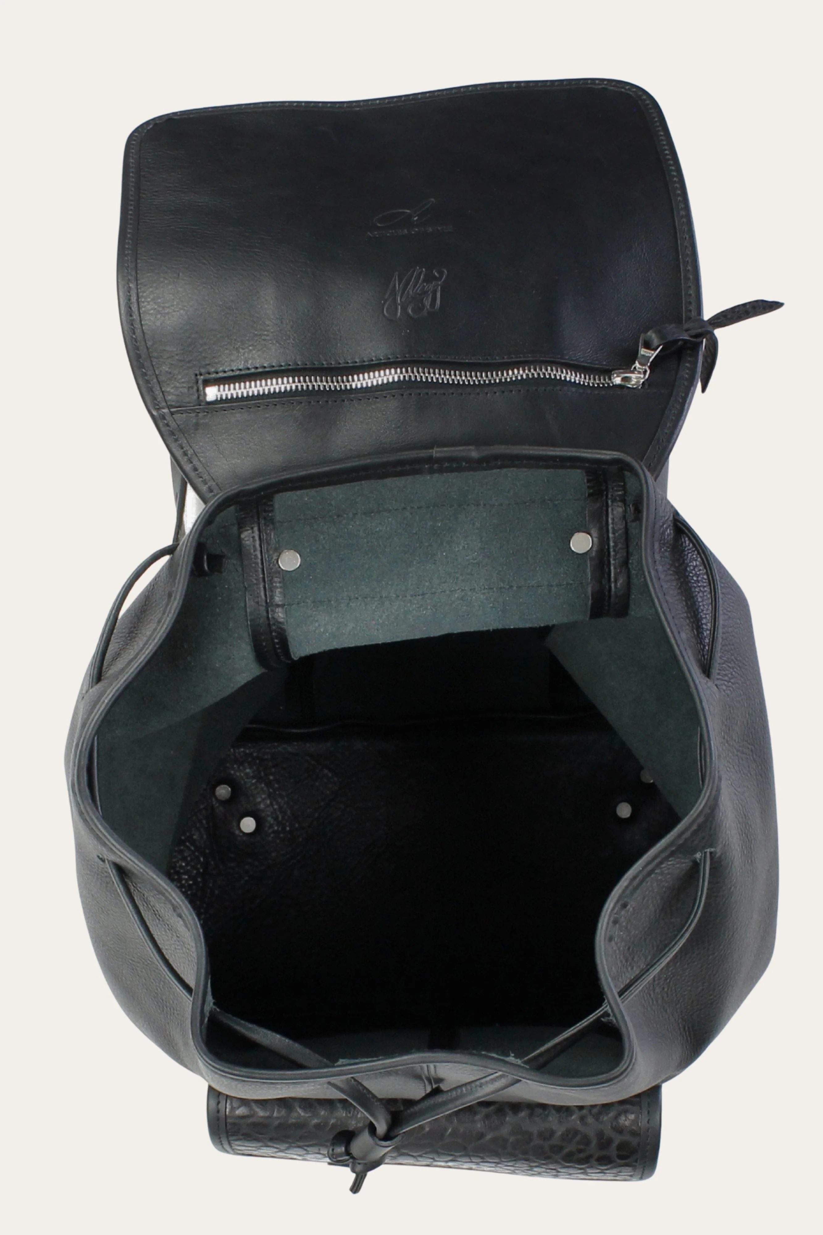 AOS x Frank Clegg Leather Backpack - Image 7