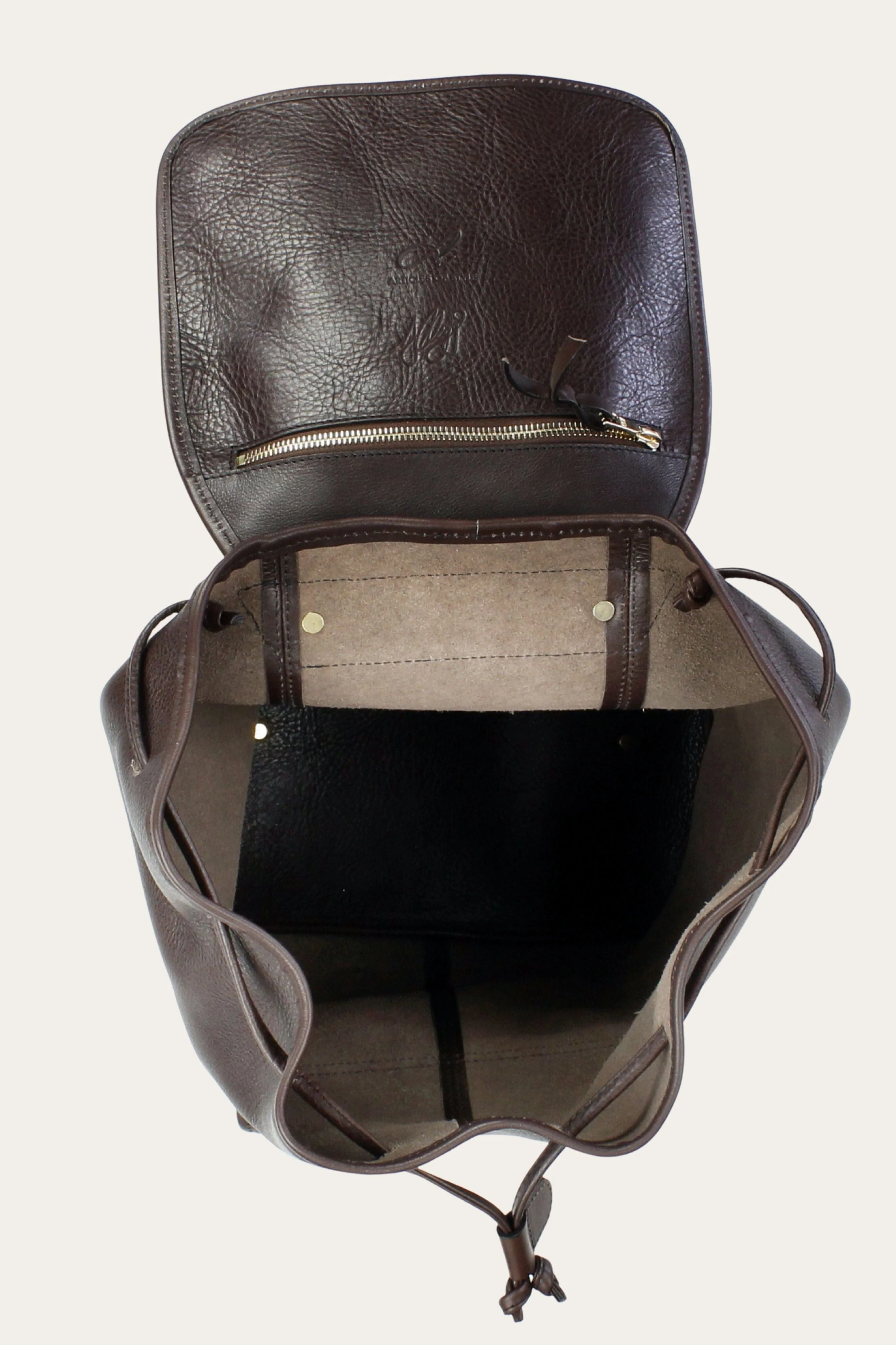 AOS x Frank Clegg Suede Backpack - Image 9