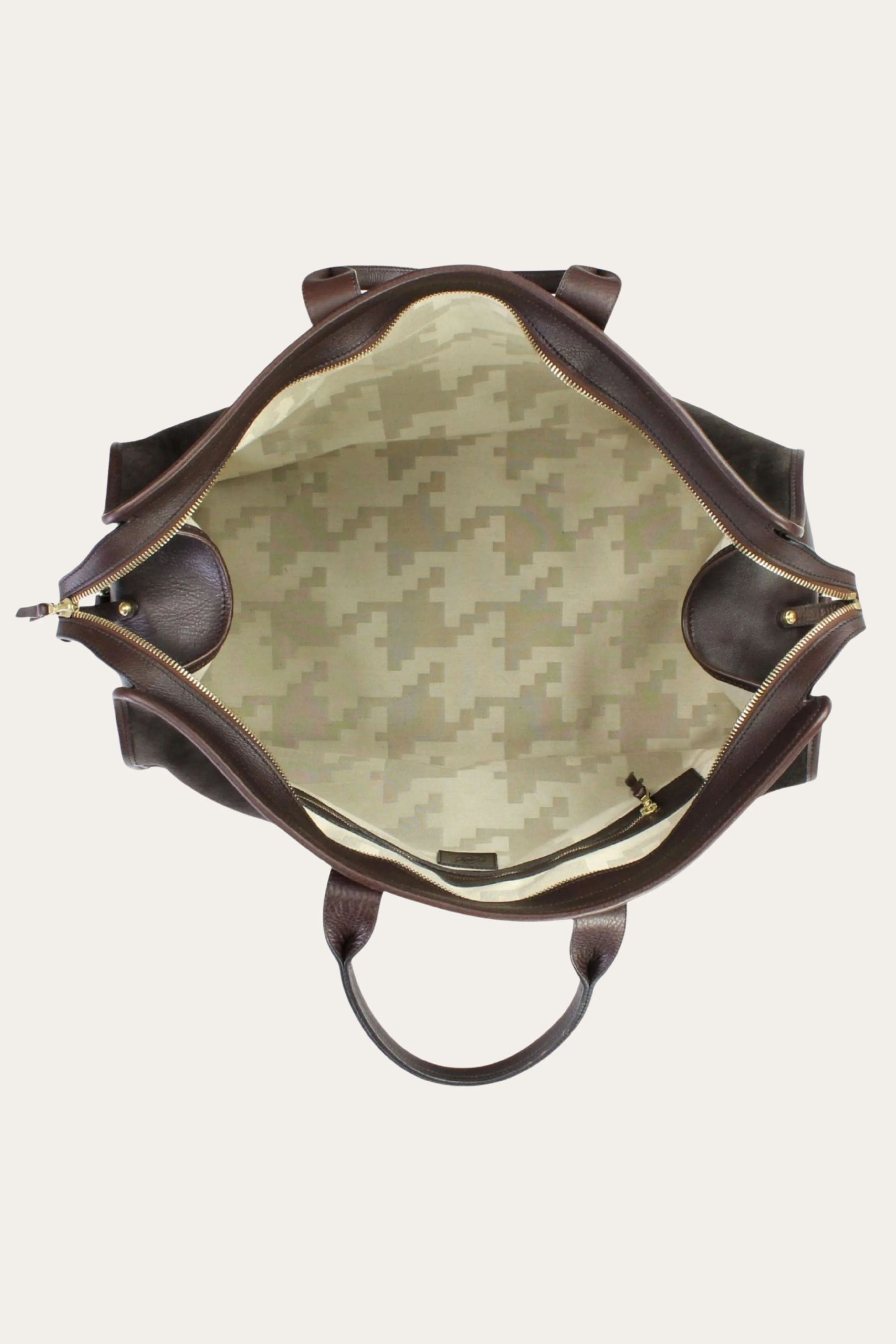 AOS x Frank Clegg Suede Duffle Bag - Image 9