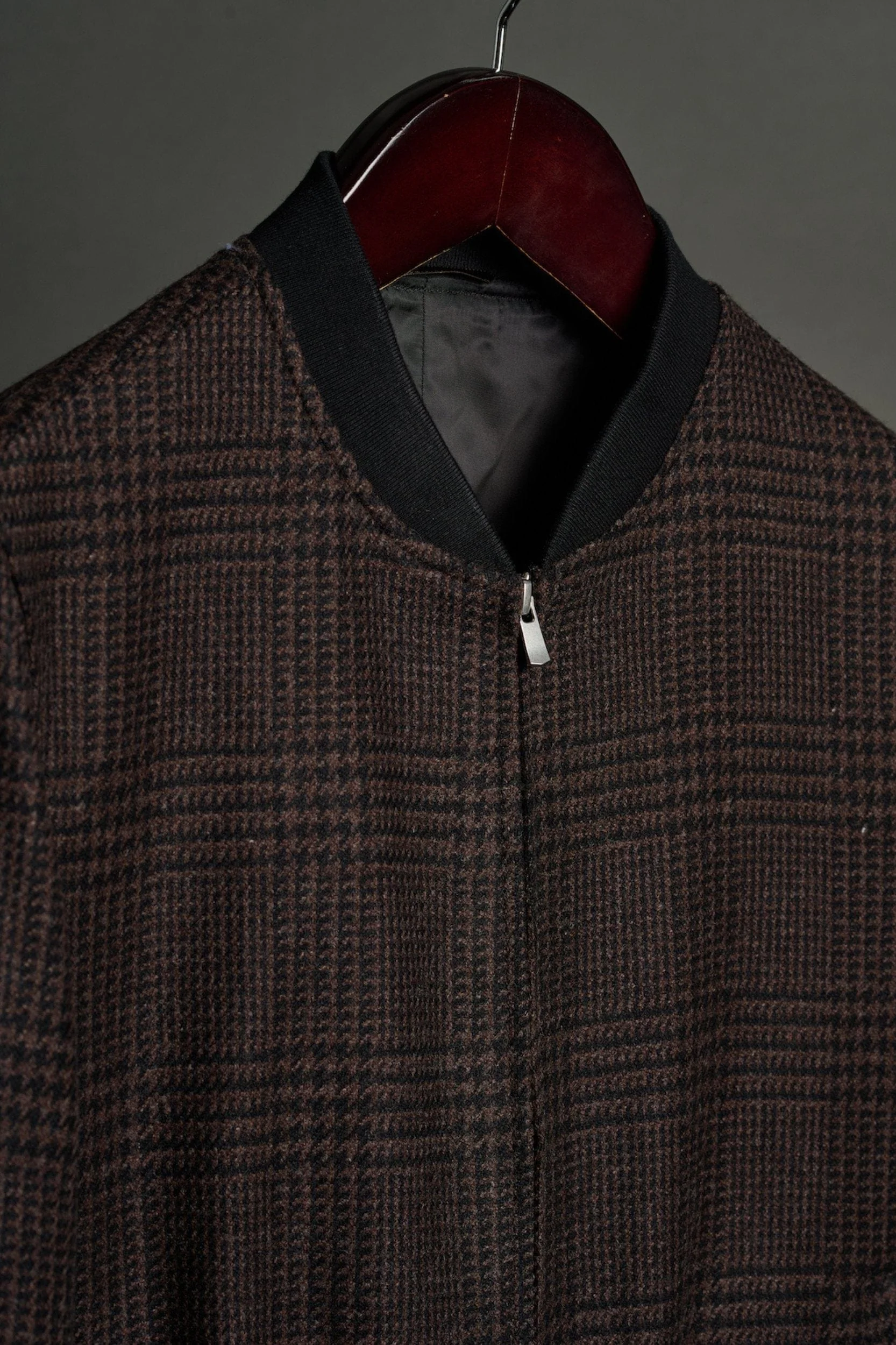 Glenplaid Lambswool Bomber - Image 6