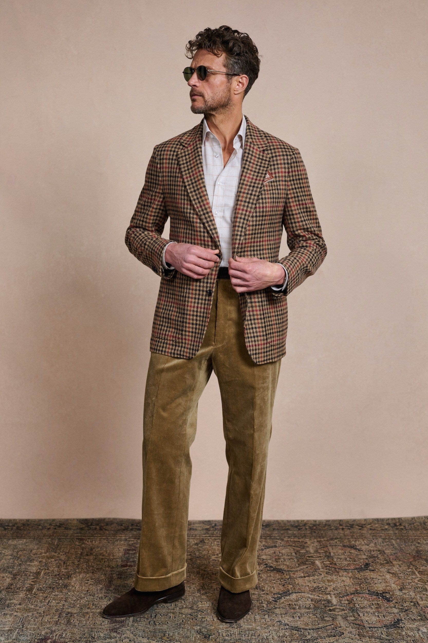 Guncheck Lambswool Sport Blazer - Image 7