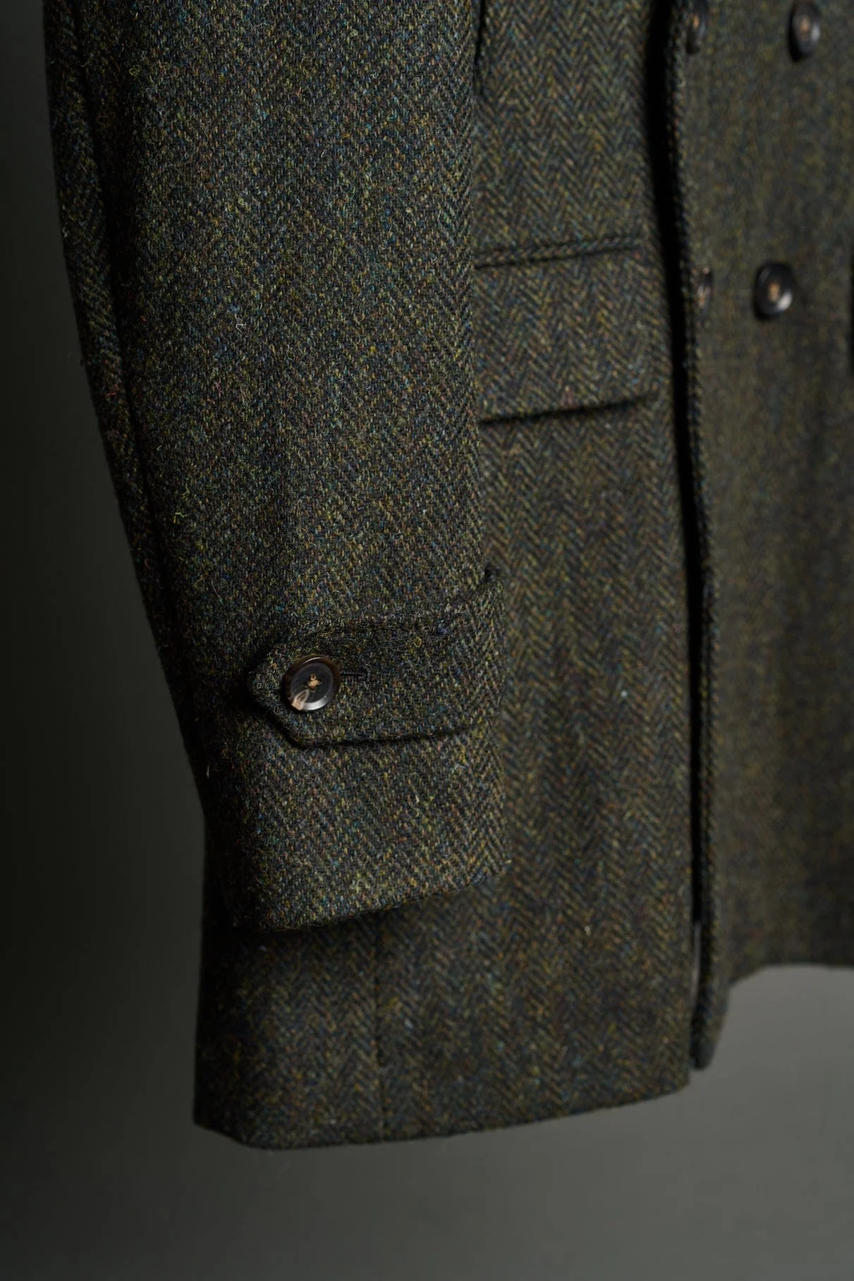 Houndstooth Tweed Coat - Image 32