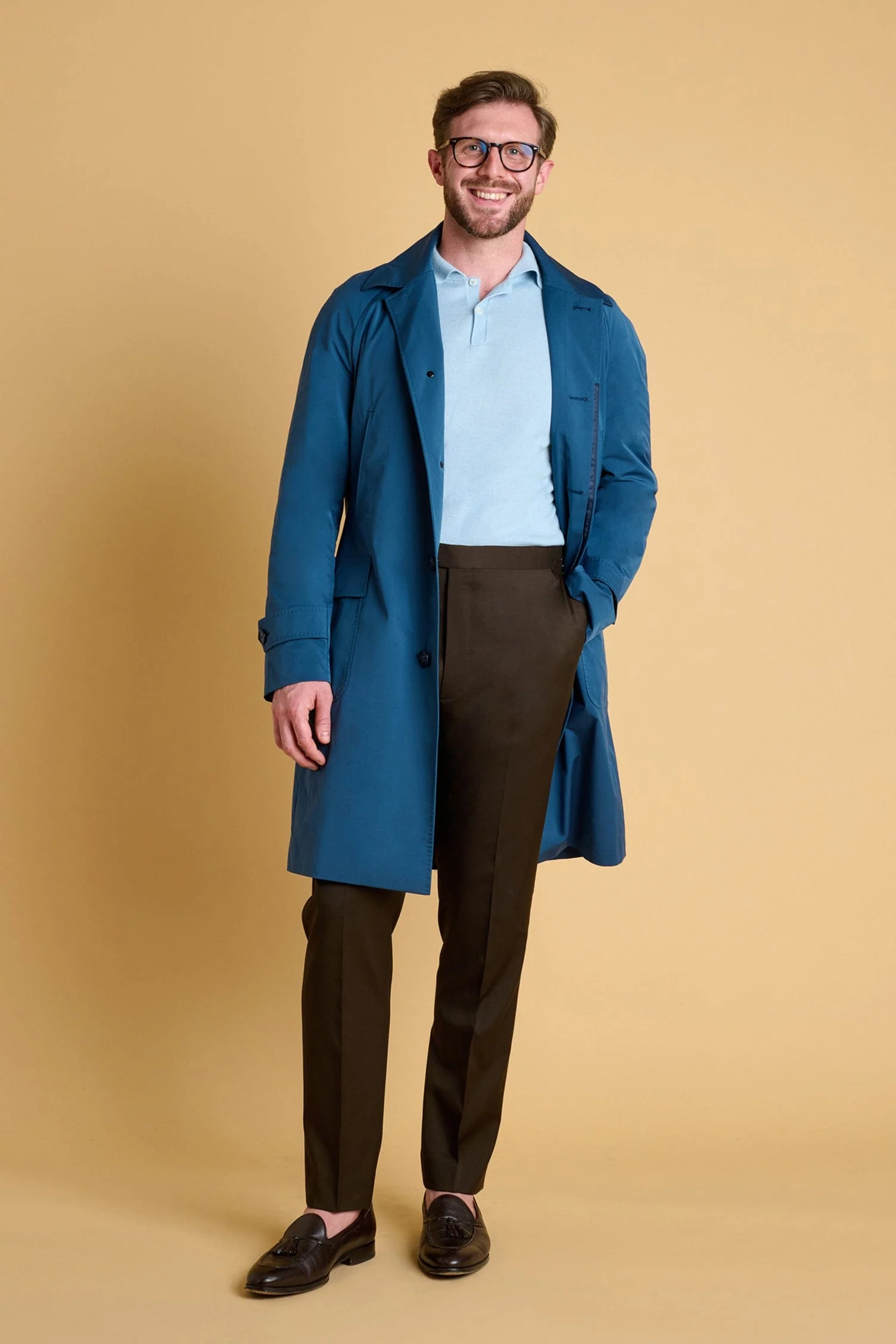 Kensington Waterproof Mac in Blue - Image 7