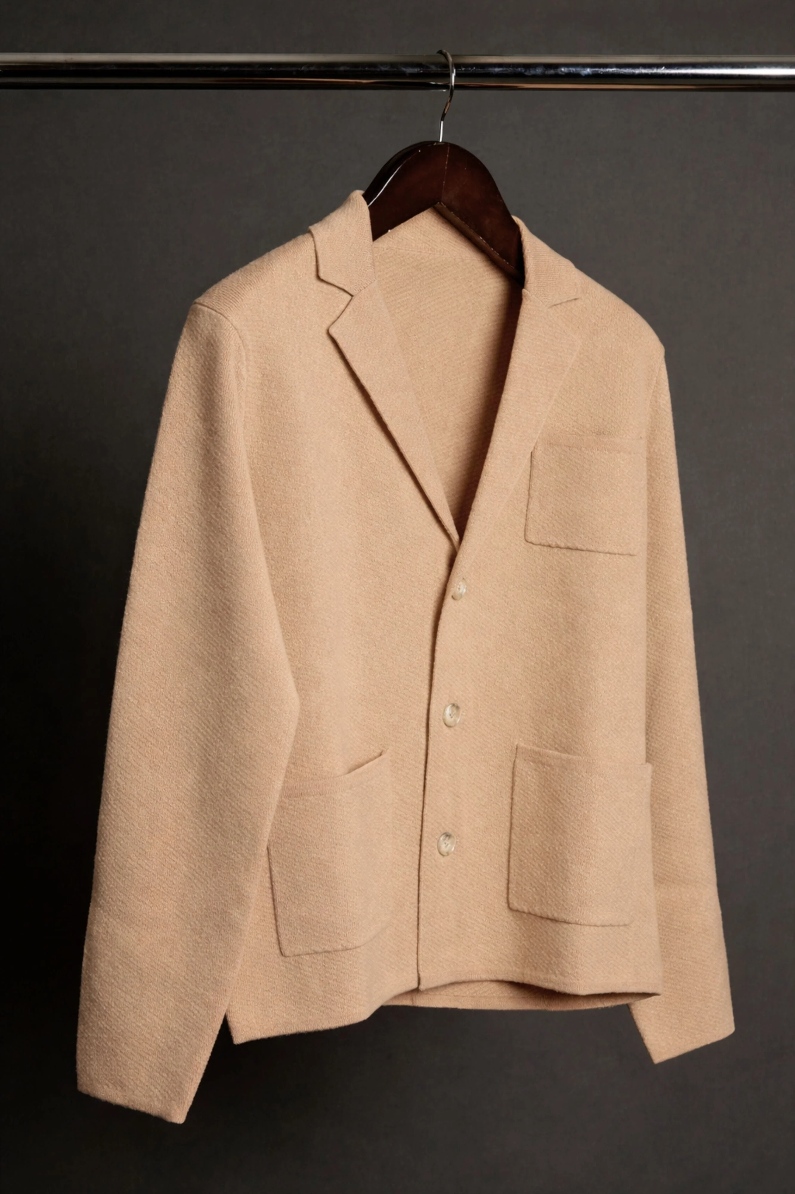 Made-to-Measure Wool & Cashmere Cardigan Jacket - Image 11