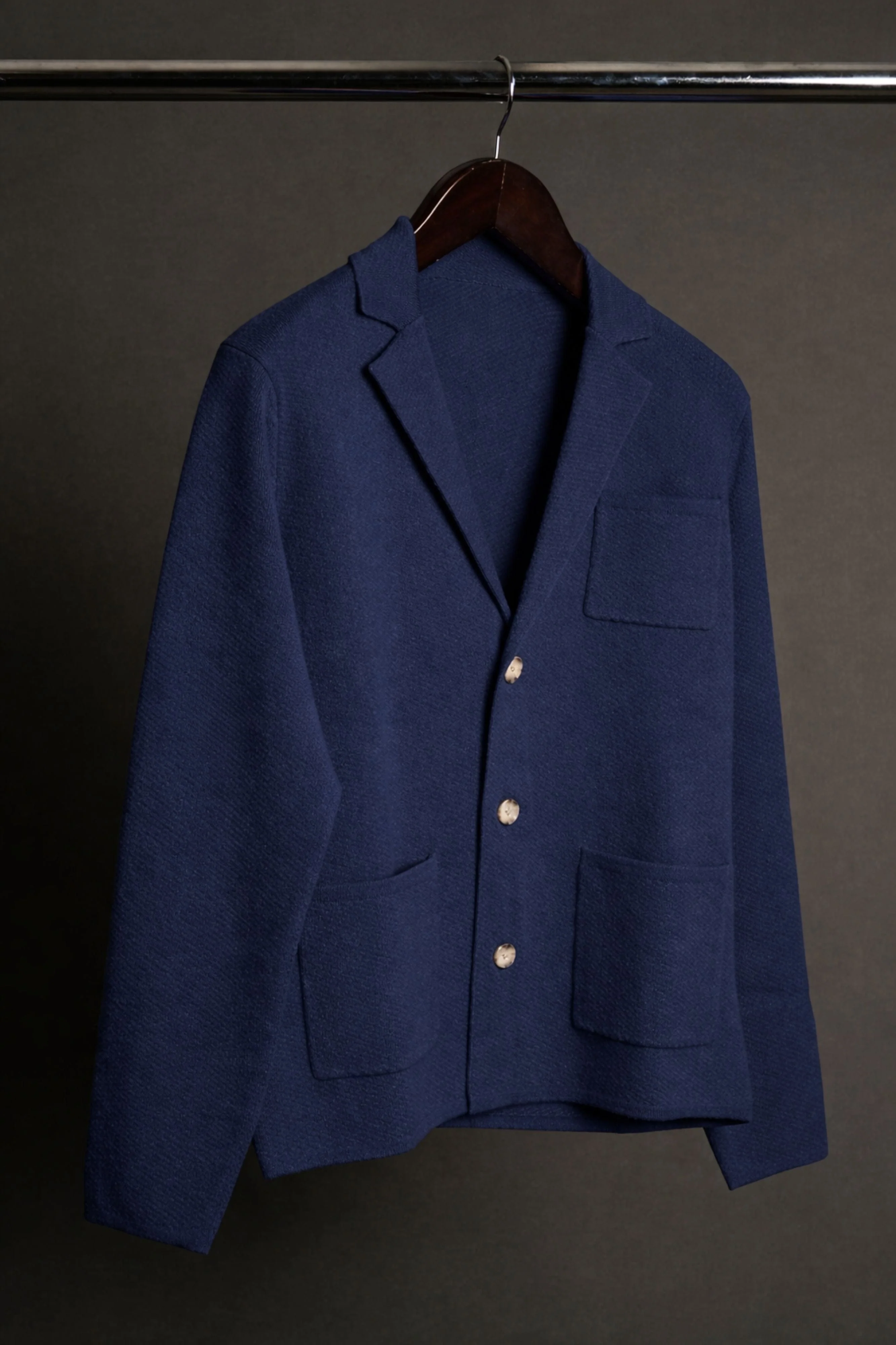 Made-to-Measure Wool & Cashmere Cardigan Jacket - Image 12