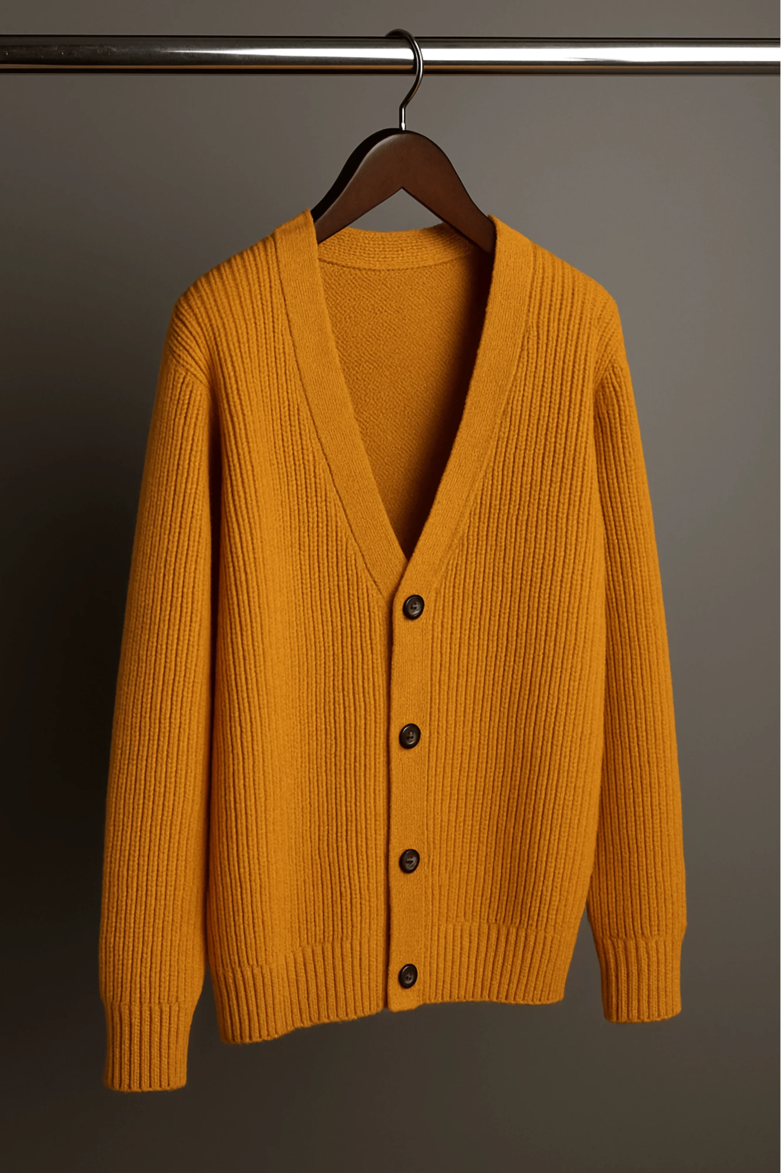 Crawford Ribbed Merino Cardigan - Image 48