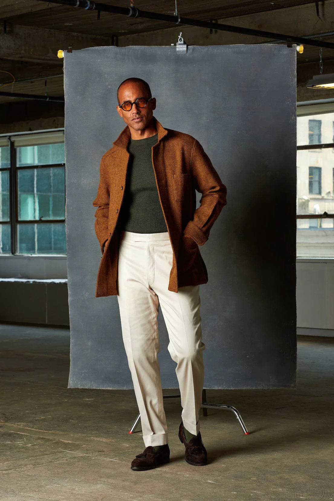 Logan Ribbed Merino Crewneck - Image 5