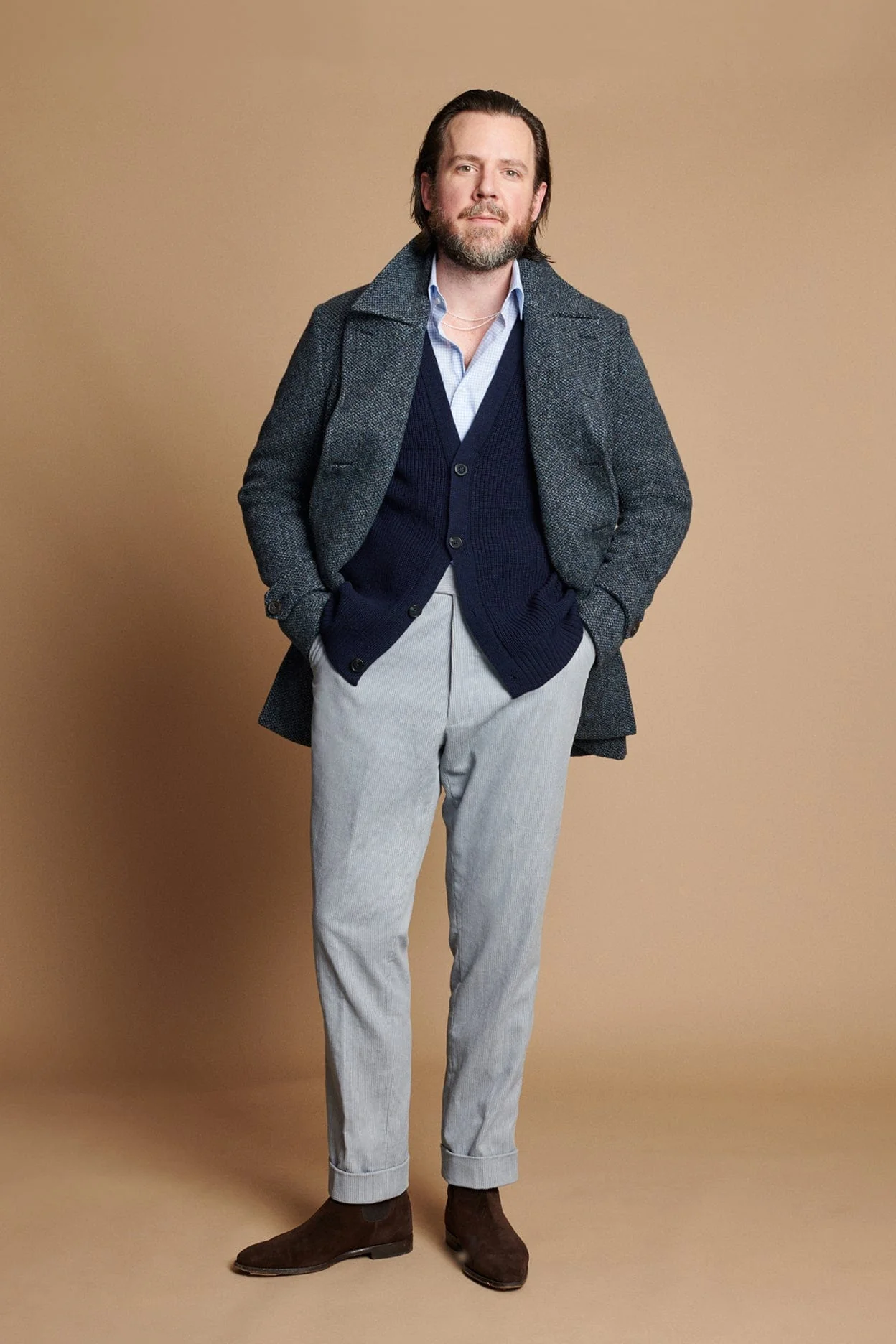 Barley Corn Soft Wool Coat - Image 13