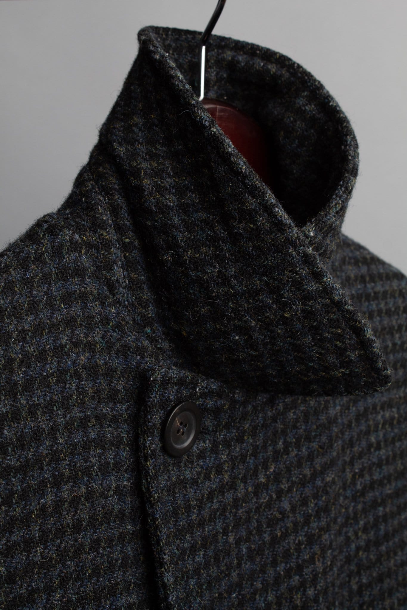 Houndstooth Tweed Coat - Image 25