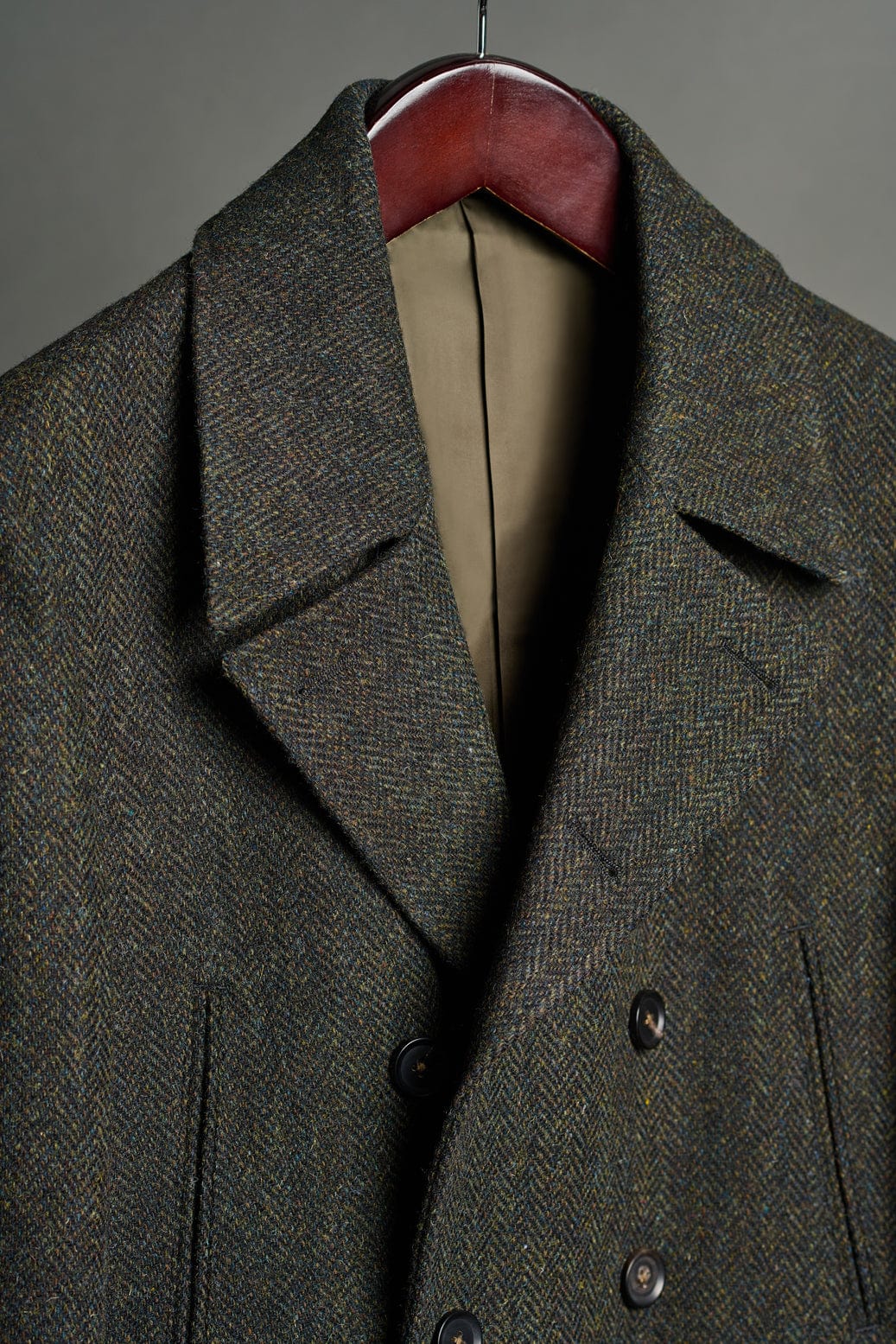 Houndstooth Tweed Coat - Image 28