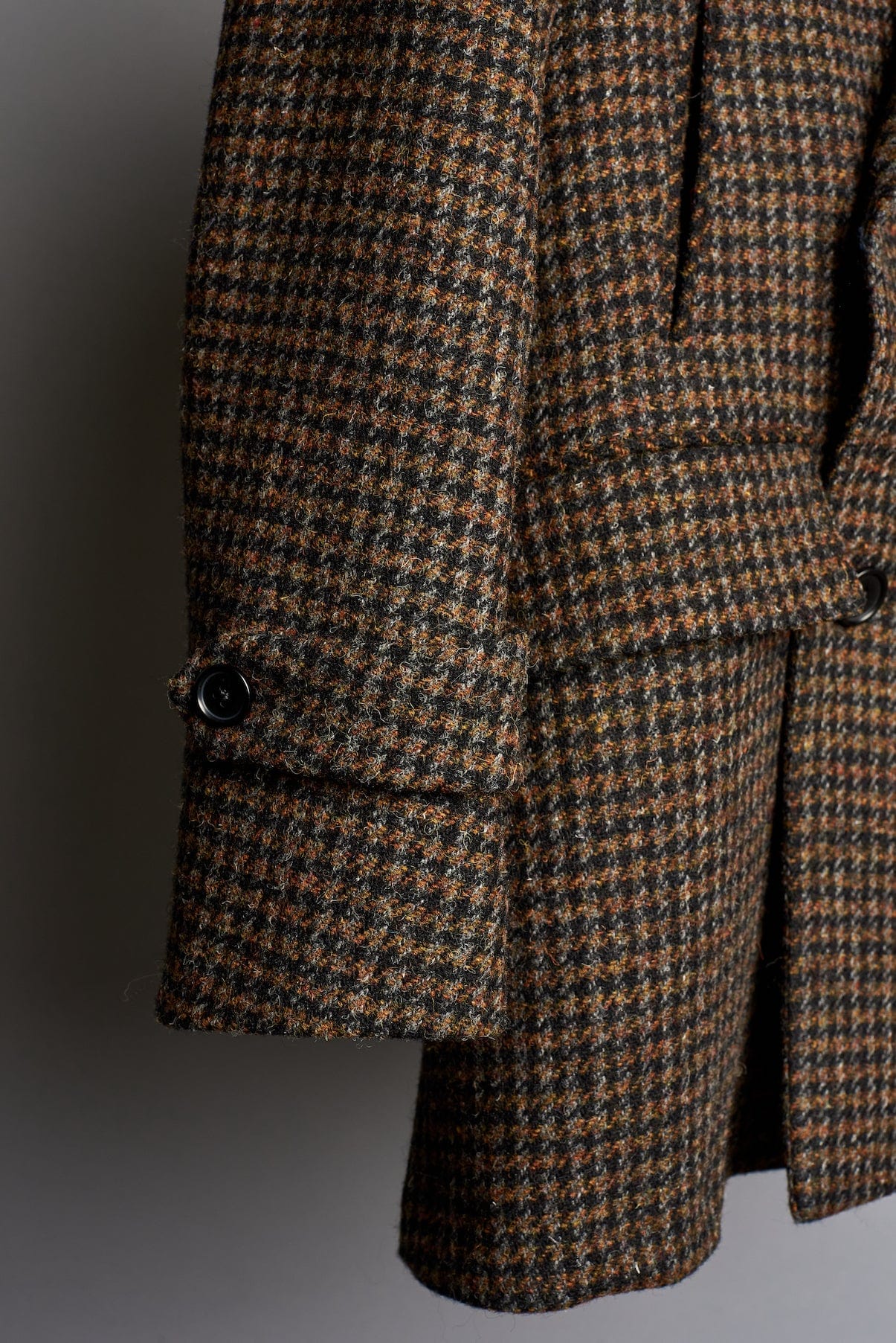 Houndstooth Tweed Coat - Image 4