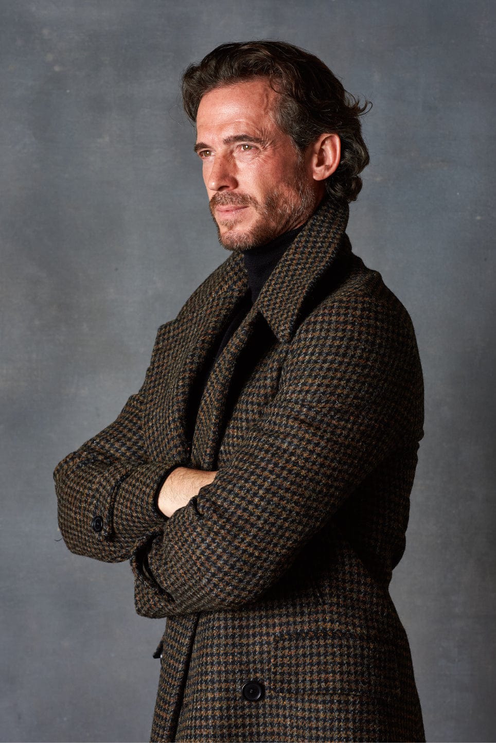 Houndstooth Tweed Coat - Image 6