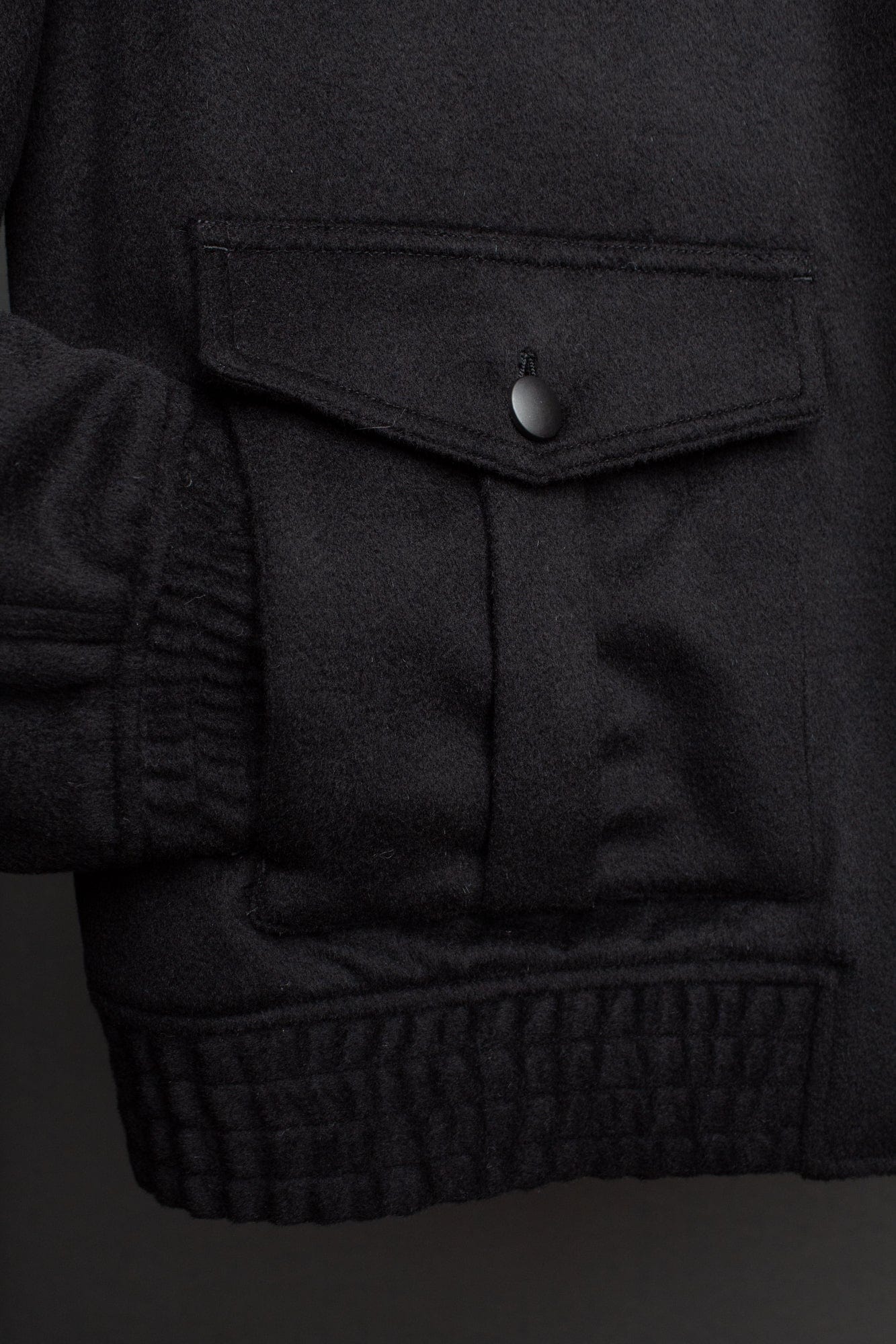 Wool Quilted Bomber - Image 4