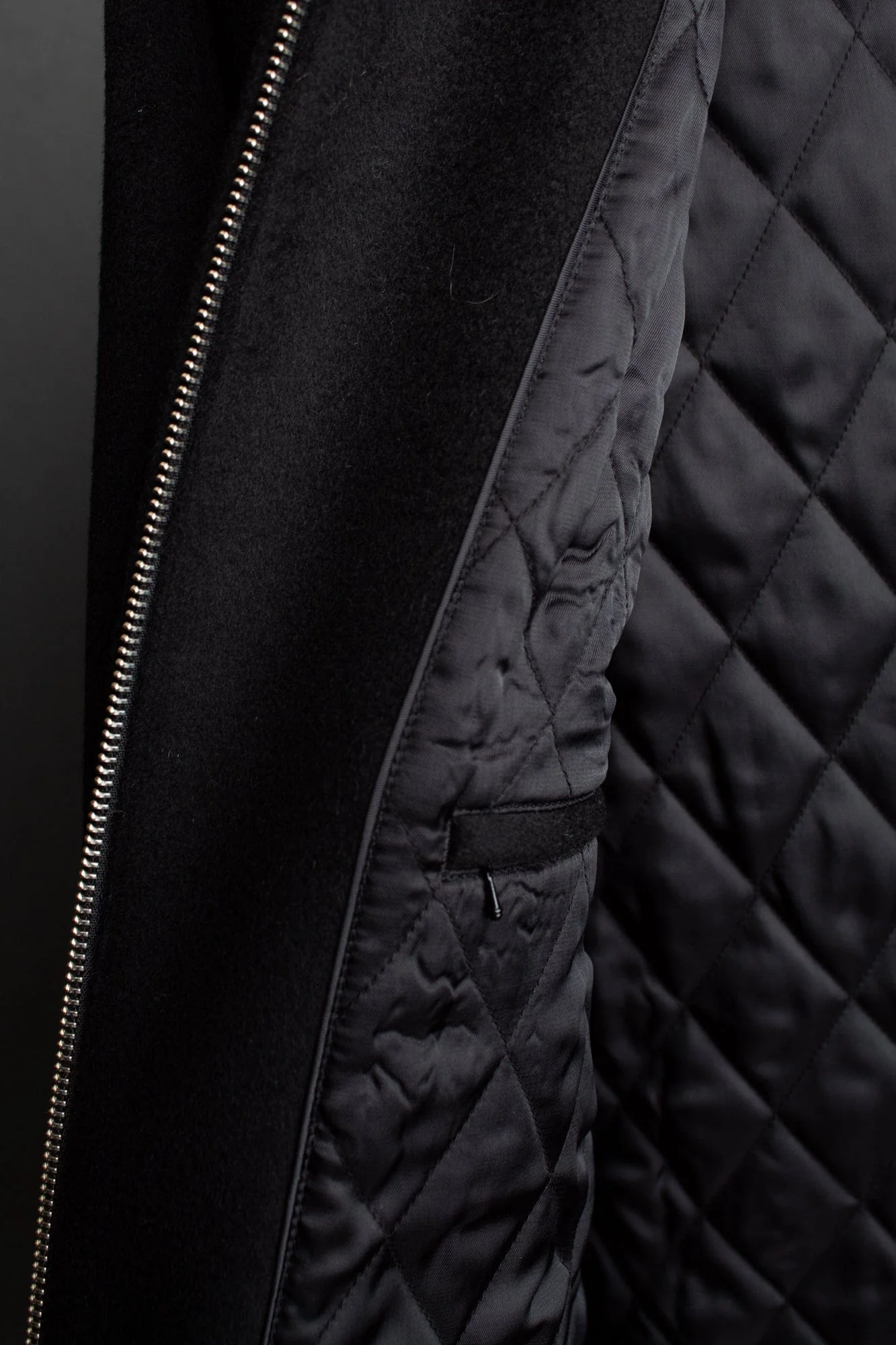 Wool Quilted Bomber - Image 8