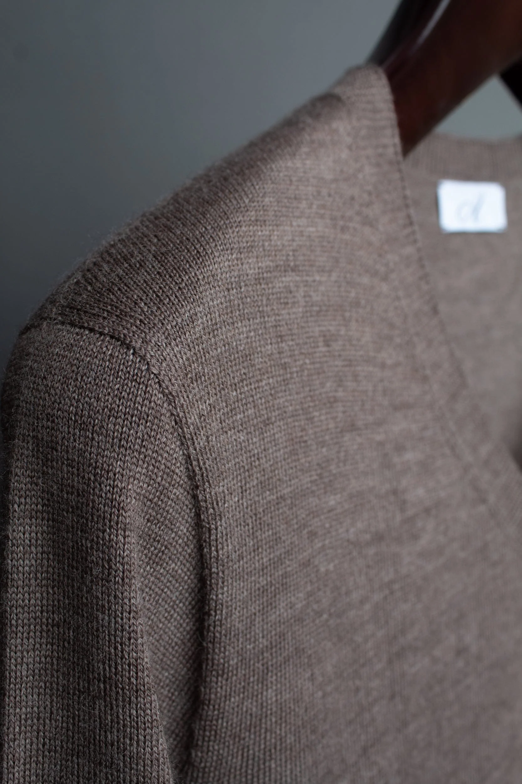 Totman Fine Merino V-Neck Sweater - Image 4