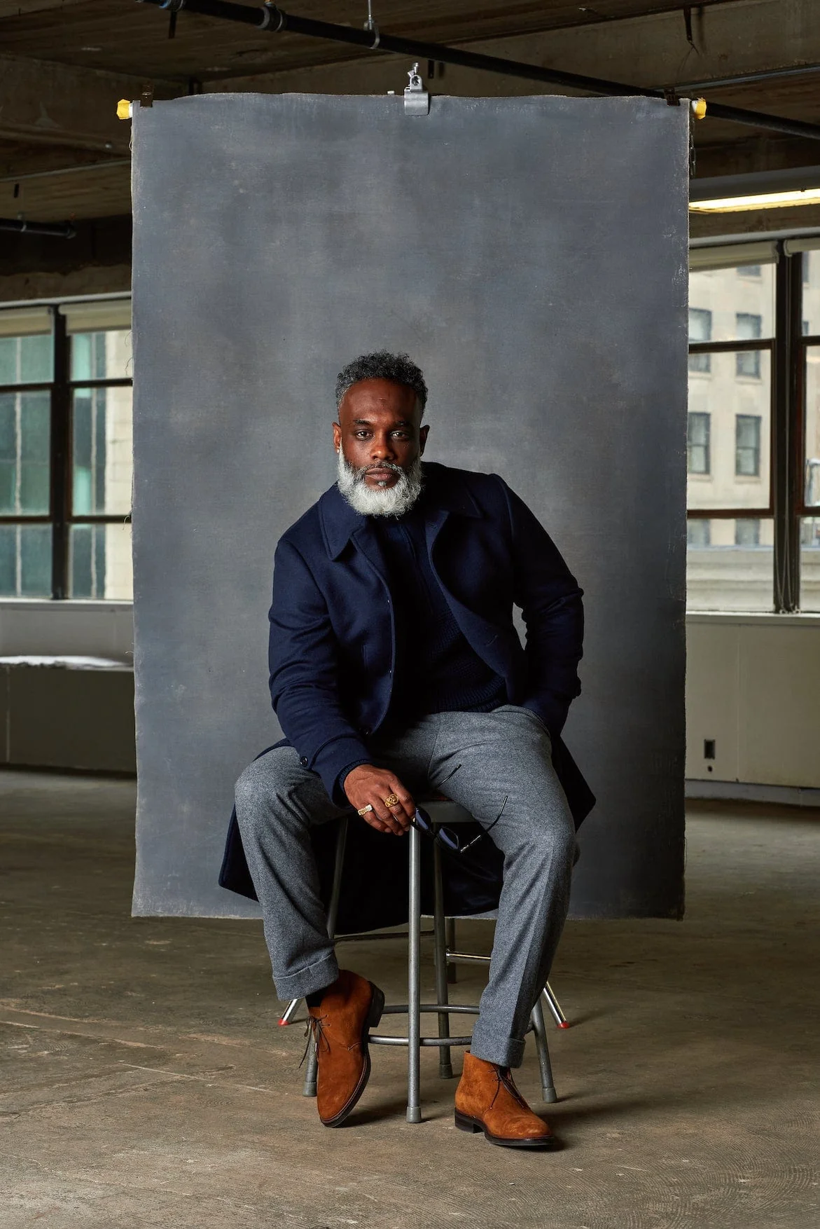 Jerry Waffle Knit Quarter-Zip Sweater - Image 4